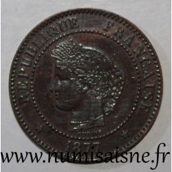 FRANCE - KM 827.1 - 2 CENTIMES 1877 A - Paris - TYPE CERES