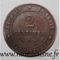 FRANCE - KM 827 - 2 CENTIMES 1884 A - Paris - TYPE CERES