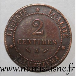 FRANKREICH - KM 827 - 2 CENTIMES 1884 A - Paris - TYPE CERES