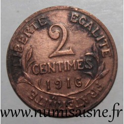 FRANCE - KM 841 - 2 CENTIMES 1916 - TYPE DUPUIS