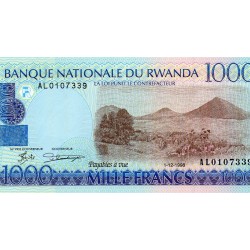 RWANDA - PICK 27 - 1 000 FRANCS - 01/12/1998