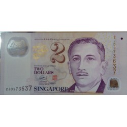 SINGAPOUR - PICK 46 - 2 DOLLARS - 2006-2019