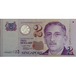 SINGAPORE - PICK 38 - 2 DOLLARS - 1999