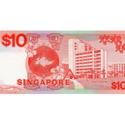 SINGAPUR - PICK 20 - 10 DOLLARS 1988