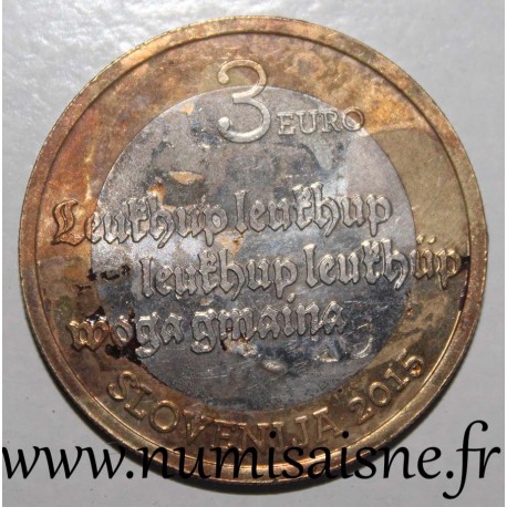 SLOVENIA - KM 123 - 3 EURO 2015 - Stara pravda