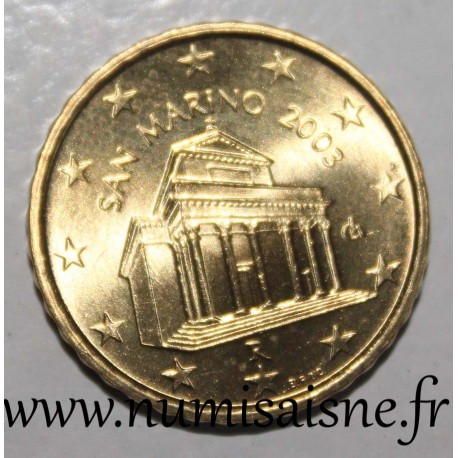 SAN MARINO - KM 443 - 10 CENTS 2003 - BASILICA