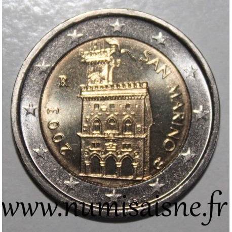 SAN MARINO - KM 447 - 2 EURO 2003 - Palazzo Publico