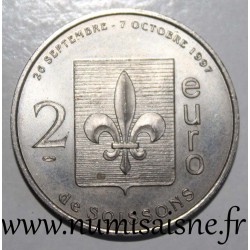 02 - AISNE - SOISSONS - EURO DES VILLES - 2 EURO 1997 - CLOVIS - LA SCÈNE DU VASE