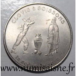 02 - AISNE - SOISSONS - EURO DES VILLES - 2 EURO 1997 - CLOVIS - LA SCÈNE DU VASE