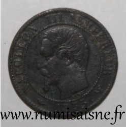 FRANKREICH - KM 775.1 - 1 CENTIME 1855 W - Lille - TYP NAPOLEON III - Hund