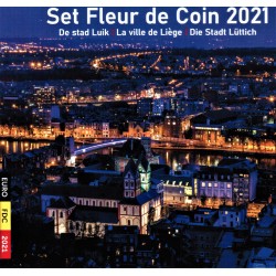 BELGIQUE - COFFRET EURO BRILLANT UNIVERSEL 2021 - 8.88 euros