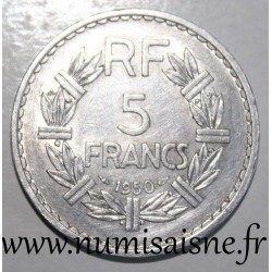 FRANCE - KM 888 - 5 FRANCS 1950 - TYPE LAVRILLIER ALU - Small 0
