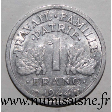 FRANCE - KM 902 - 1 FRANC 1944 B - Beaumont le Roger - TYPE BAZOR