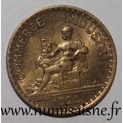 GADOURY 468 - 1 FRANC 1922 - TYPE CHAMBRE DE COMMERCE - KM 876