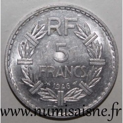 FRANCE - KM 888 - 5 FRANCS 1946 - TYPE LAVRILLIER ALU