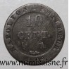 FRANCE - KM 676.1 - 10 CENTIMES 1809 A - PARIS - TYPE NAPOLEON 1st