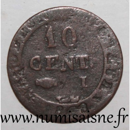 FRANCE - KM 676 - 10 CENTIMES 1809 I - Limoges - TYPE NAPOLEON 1st