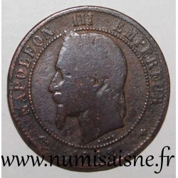 FRANKREICH - KM 798 - 10 CENTIMES 1862 BB - Strasbourg - TYP NAPOLEON III