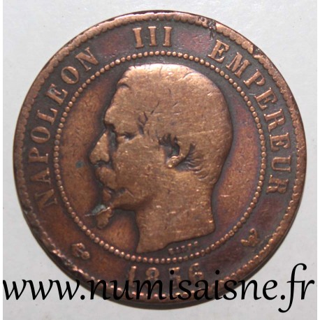GADOURY 248 - 10 CENTIMES 1856 W - Lille - TYPE NAPOLEON III - KM 771