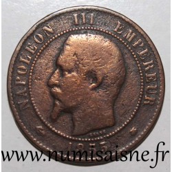 FRANCE - KM 771 - 10 CENTIMES 1855 BB  - Strasbourg - TYP NAPOLEON III