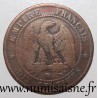 FRANCE - KM 771 - 10 CENTIMES 1854 BB - Strasbourg - NAPOLEON III - Little Bee