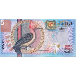 SURINAME - PICK 146 - 5 GULDEN - 01/01/2000