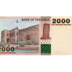 TANZANIA - PICK 37 - 2.000 SHILINGI - NON DATE (2003) - LION