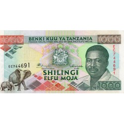 TANZANIA - PICK 27 a - 1 000 SHILINGI - 1993