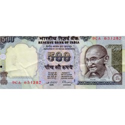 INDE - PICK 92 a - 500 RUPEES - NON DATE (1997)