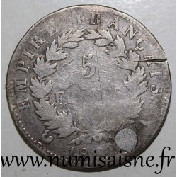 FRANCE - KM 694 - 5 FRANCS 1809 - TYPE NAPOLÉON EMPEROR