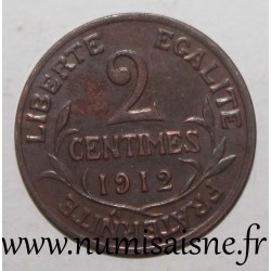 FRANCE - KM 841 - 2 CENTIMES 1912 - TYPE DUPUIS