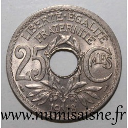 FRANCE - KM 867 - 25 CENTIMES 1918 - TYPE LINDAUER