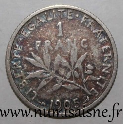 FRANCE - KM 844 - 1 FRANC 1905 - TYPE SOWER