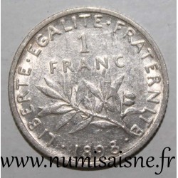GADOURY 467 - 1 FRANC 1898 - TYPE SEMEUSE - KM 844