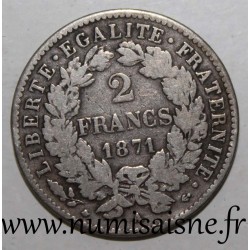 GADOURY 530 - 2 FRANCS 1871 - grand A - TYPE CÉRÈS - KM 817