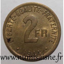 GADOURY 537 - 2 FRANCS 1944 - TYPE FRANCE LIBRE - KM 905