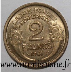 FRANCE - KM 886 - 2 FRANCS 1941 - TYPE MORLON