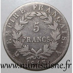 FRANCE - KM 694 - 5 FRANCS 1813 A - Paris - TYPE NAPOLEON EMPEROR
