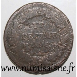 FRANCE - KM 644 - 1 DECIME 1796 A - Paris - YEAR 5