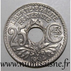 GADOURY 379 - 25 CENTIMES 1914 - TYPE LINDAUER - KM 867