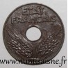 FRANCE - KM 900.2a - 20 CENTIMES 1944 - TYPE 20 Iron