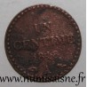 FRANCE - KM 754 - 1 CENTIME 1848 A Paris TYPE DUPRE