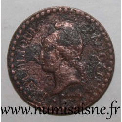 FRANCE - KM 754 - 1 CENTIME 1848 A Paris TYPE DUPRE