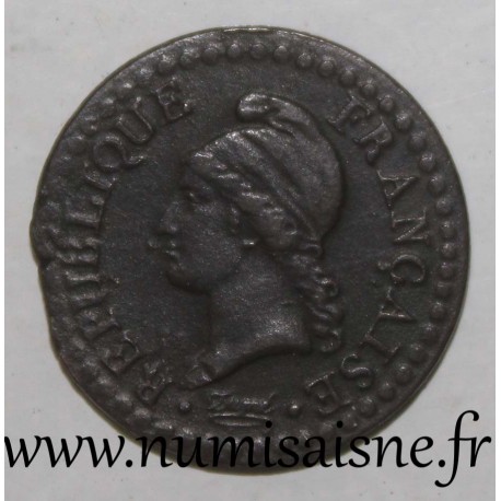 FRANCE - KM 646 - 1 CENTIME 1798 - YEAR 7 A - Paris - TYP DUPRÉ