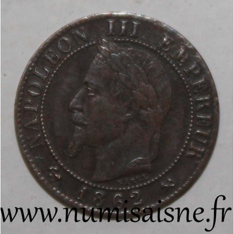 FRANCE - KM 795 - 1 CENTIME 1862 K - Bordeaux - TYPE NAPOLEON III