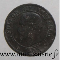 FRANKREICH - KM 775.1 - 1 CENTIME 1855 W - Lille - TYP NAPOLEON III - Anker