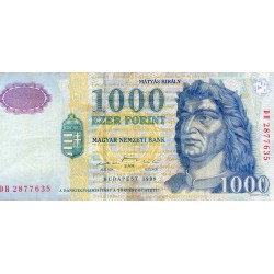 HUNGARY - PICK 180 a - 1 000 FORINT 1998