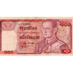 THAILAND - PICK 89 - 100 BAHT - undated (1978) - SIGN 54