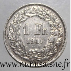 SUISSE - KM 24 - 1 FRANC 1945 B - Berne