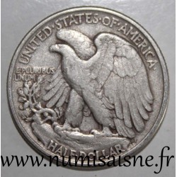 ÉTATS UNIS - KM 142 - 1/2 DOLLAR 1942 - LIBERTY WALKING